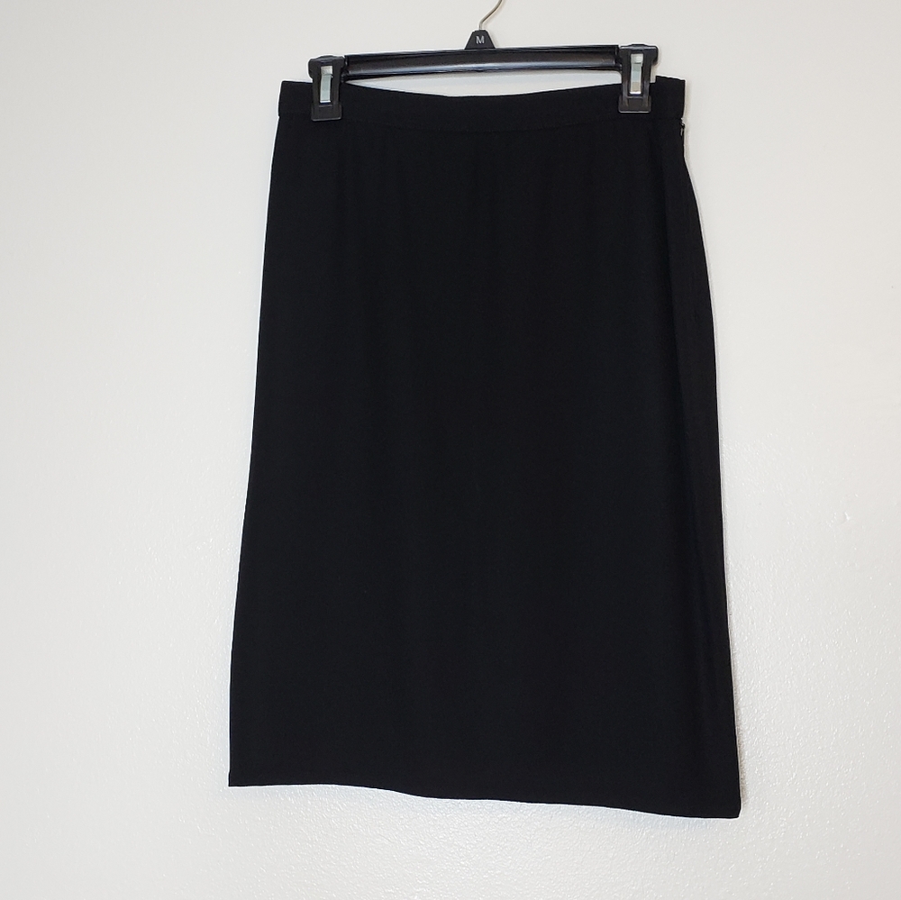 Sonia Rykiel Made in France Black Pencil Skirt - Picture 2 of 11